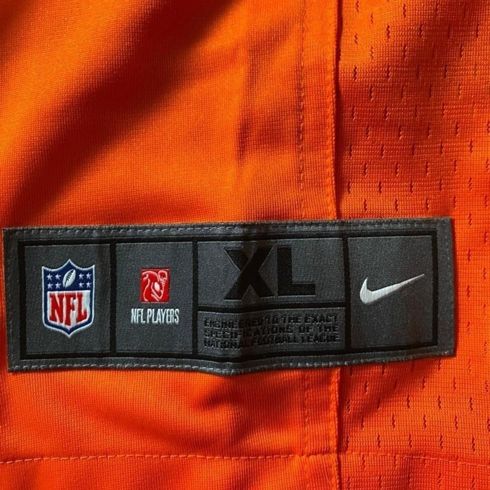 FANATICS Nike Russel Wilson Orange Denver Broncos jersey, Size XL - Picture 4 of 8